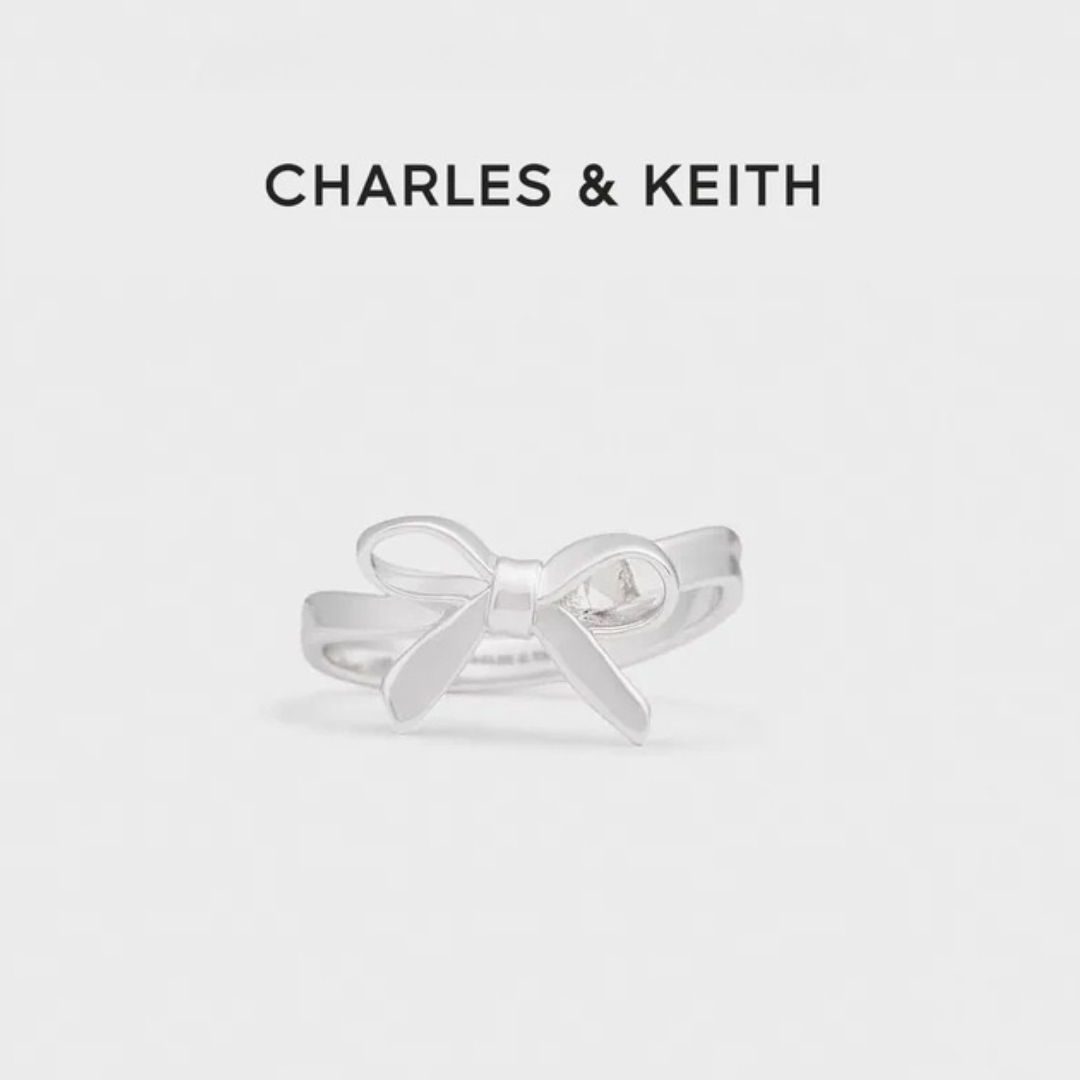 （預購）Charles & Keith 小CK 蝴蝶結 戒指 2色