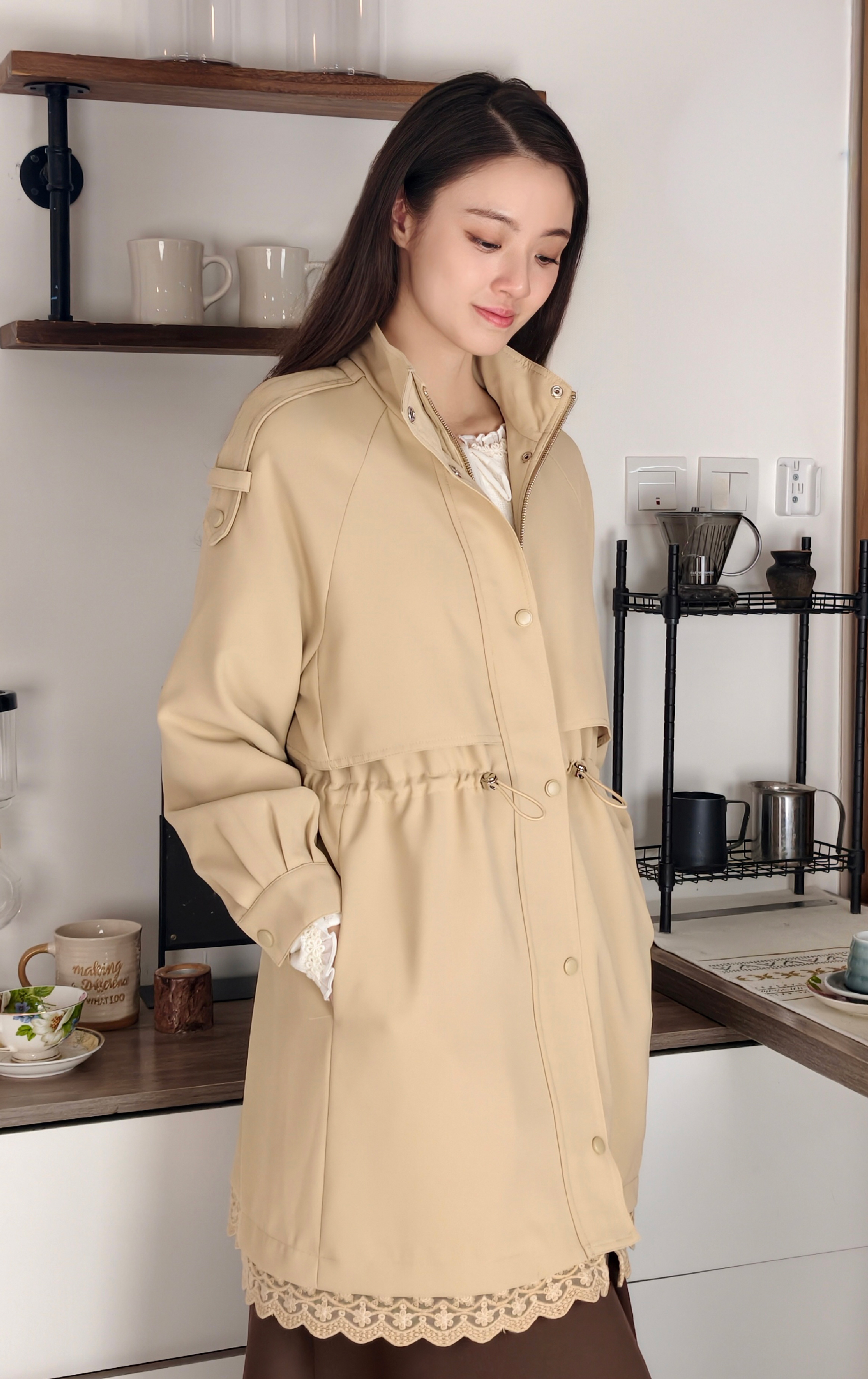 荷葉邊針織上衣 LT0836