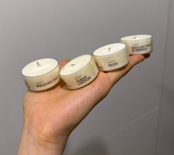 韓國 迷你無煙圓形手工香氛蠟燭 （15g）