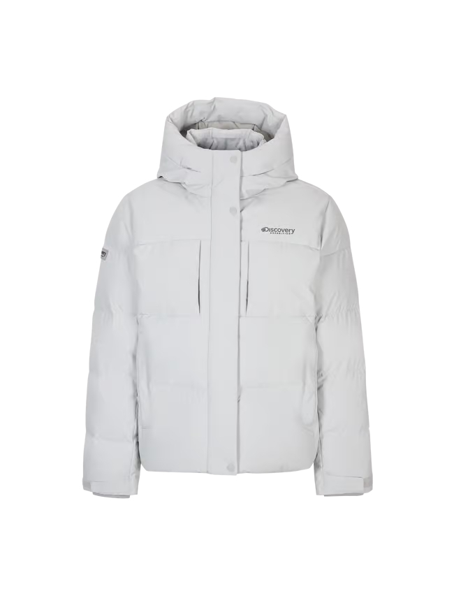 【代購】Discovery 女性 Lester G Goose Down Short Padding 鵝絨短版羽絨外套 – 俐落修身・高保暖日常款