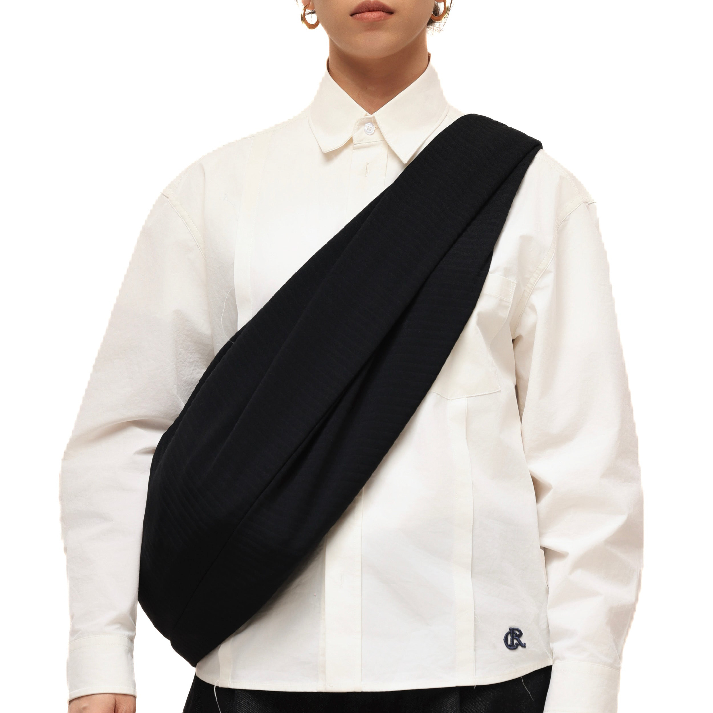 6cRAyon Pleated Adjustable Multi-Function Hobo Bag