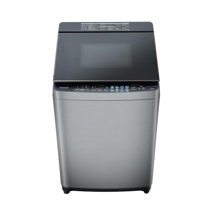 TOSHIBA東芝 AW-DMUH17WATA (SS) 17公斤 鍍膜奈米泡變頻直立洗衣機