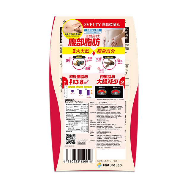 Svelty Belly Fat Pakkun 70pcs