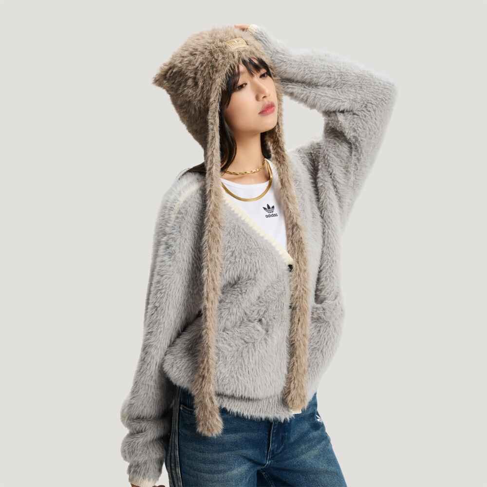 Adidas CNY 新年限定 貓貓耳毛帽(2colors)