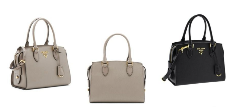 英國代購 (獨立訂單)-Prada Saffiano + Soft Calf 1BA164