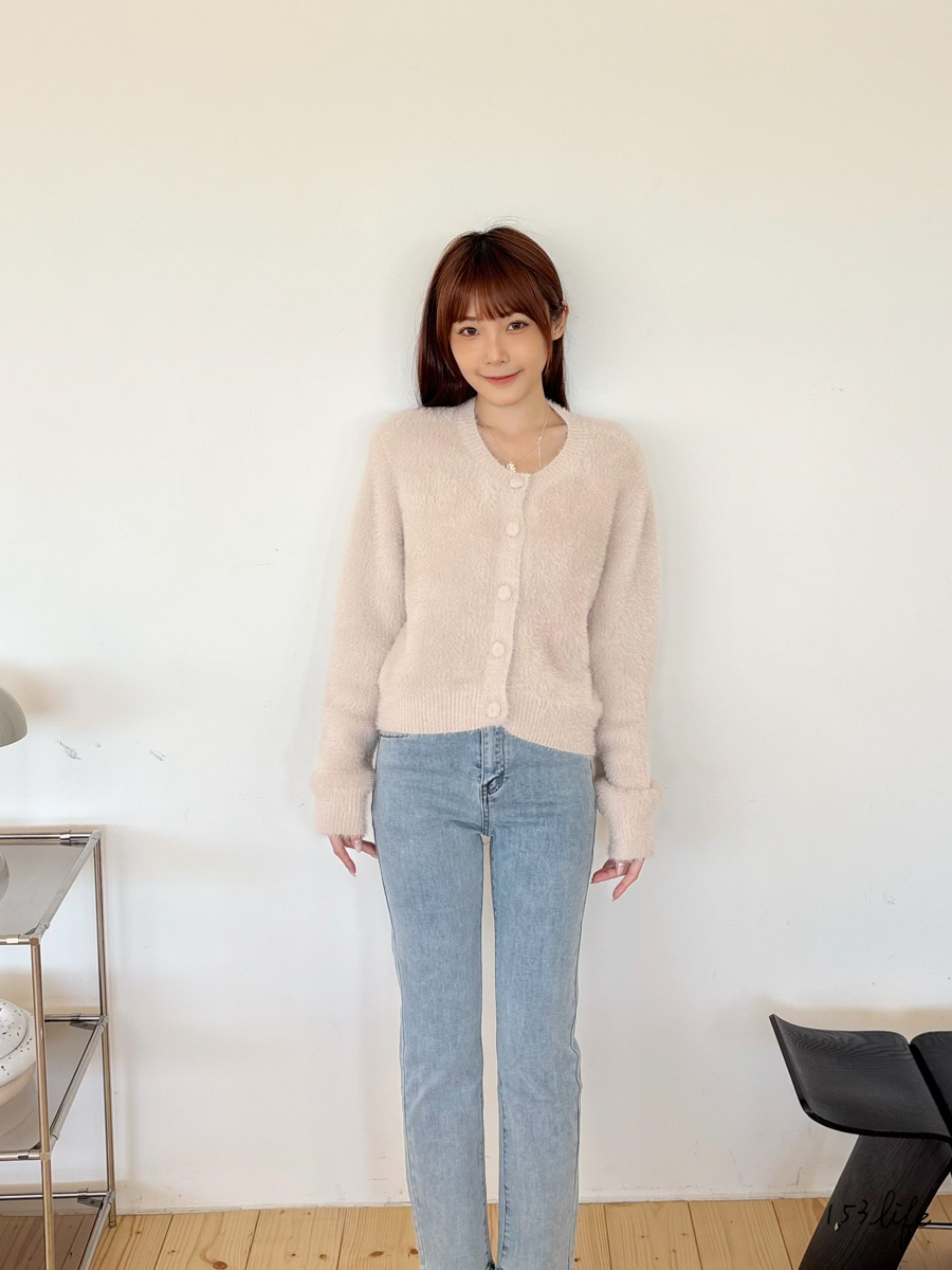 |現貨|水貂毛包釦上衣(3色)