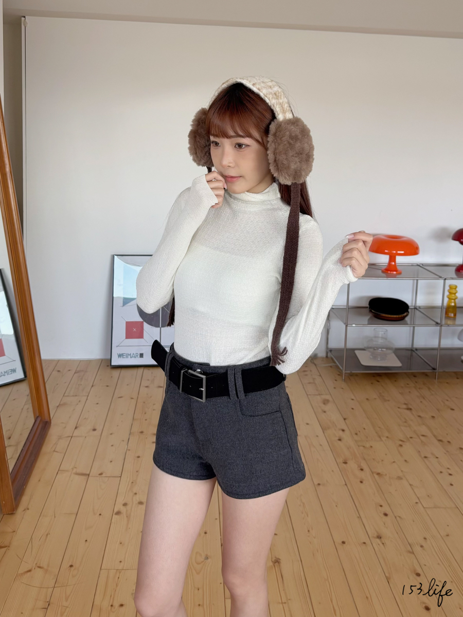 |現貨|基礎紋理高領百搭內搭上衣(4色)