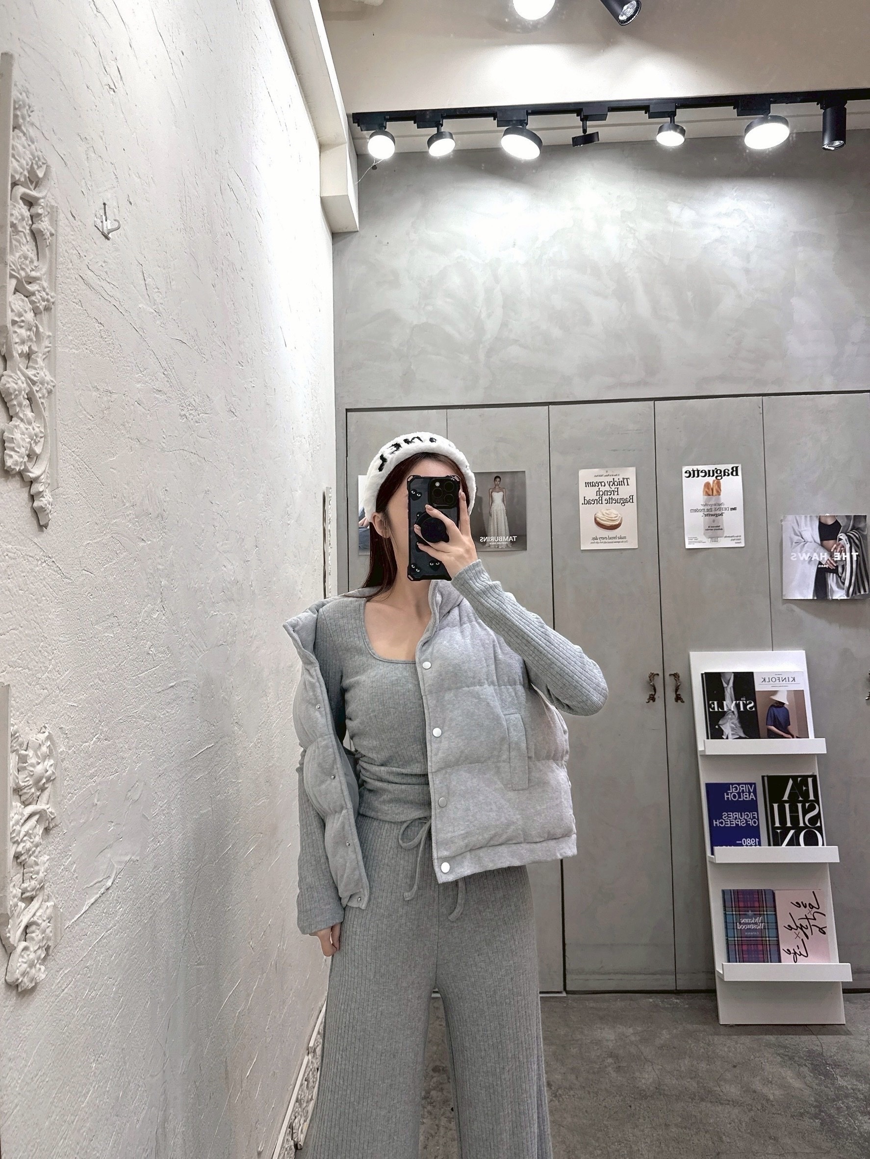 🇹🇼2026 Must Have 本命套裝 | 軟呼呼鋪棉背心 x 方領Bra Top x神顯瘦寬褲set