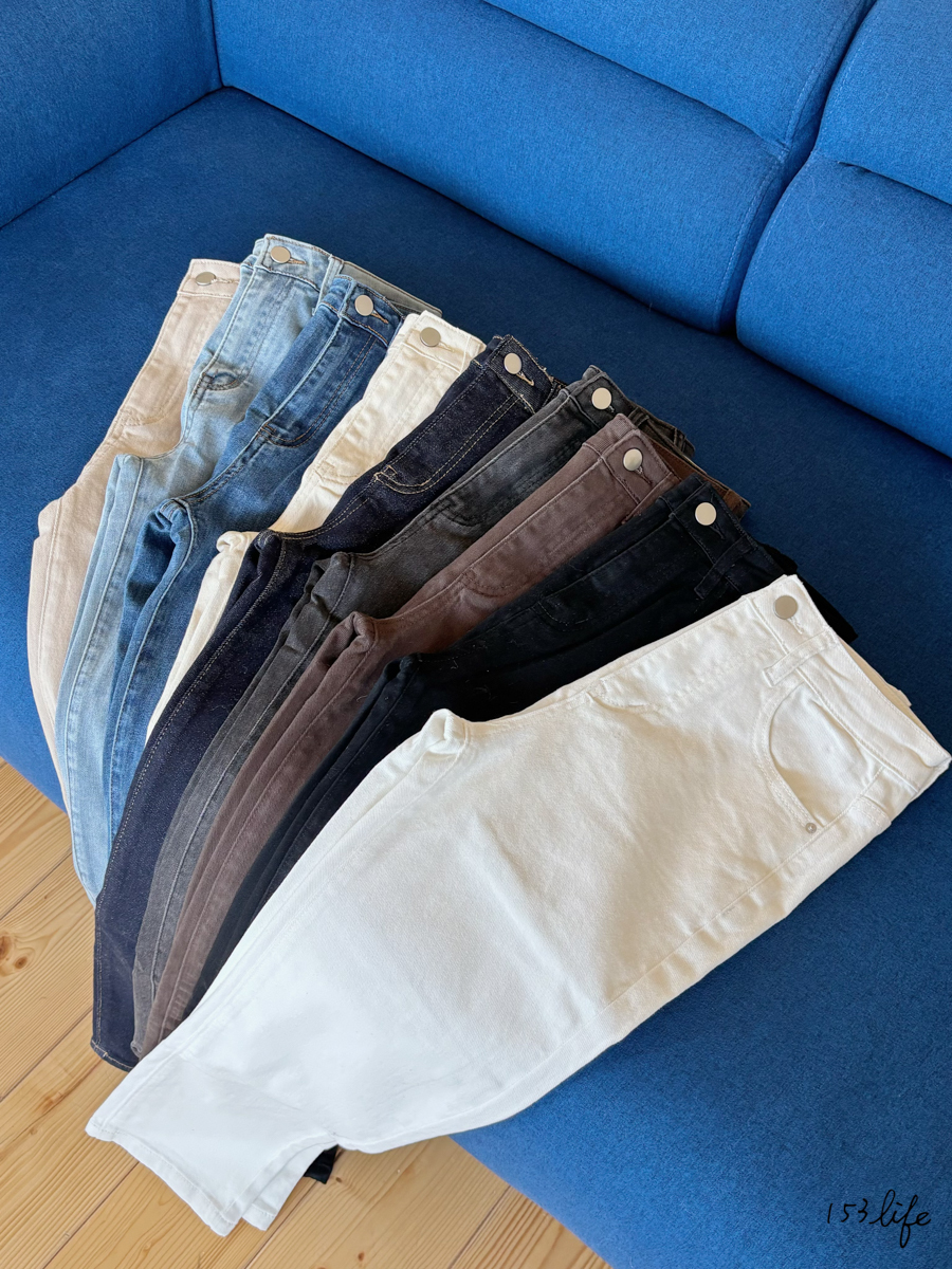 |微瑕疵-黑S.M/杏L|小個子彈性基本九分直筒褲S-XL(9色)