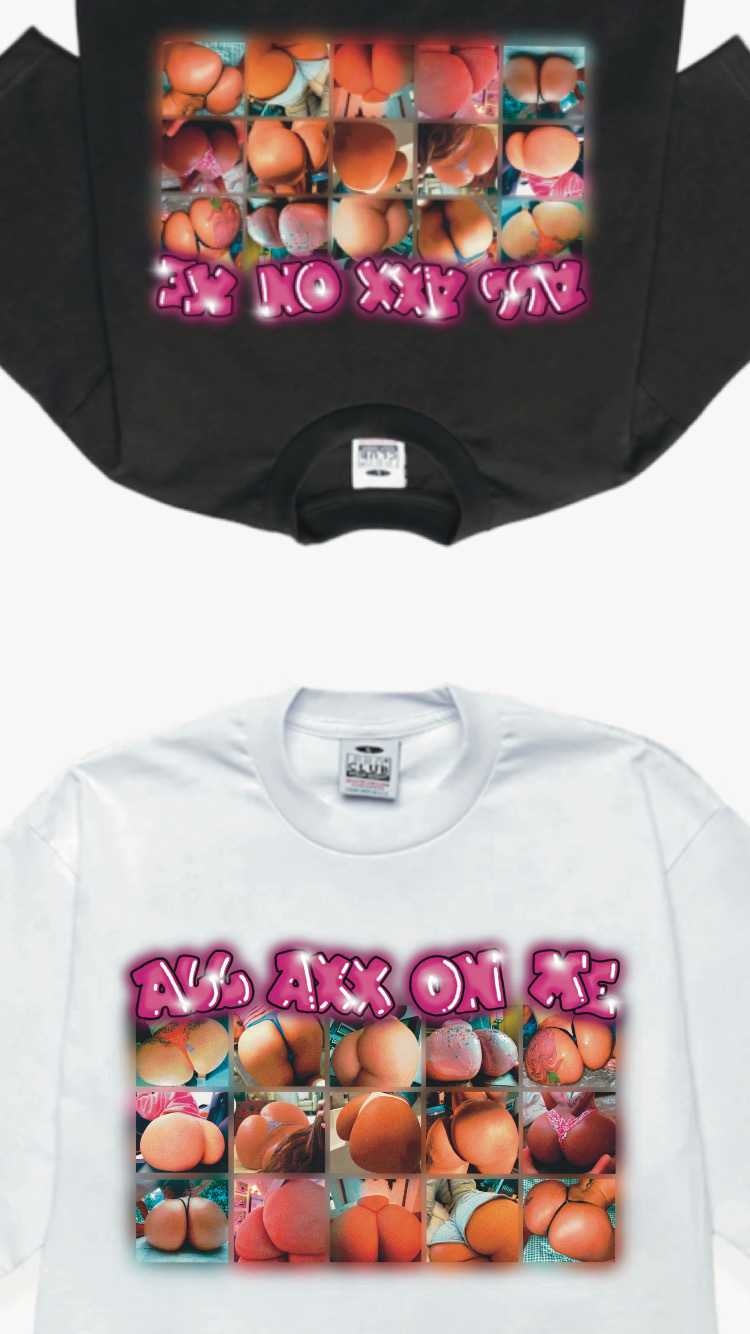 GBN GANGBOY by Natural "All Axx On Me" Tee 白色L