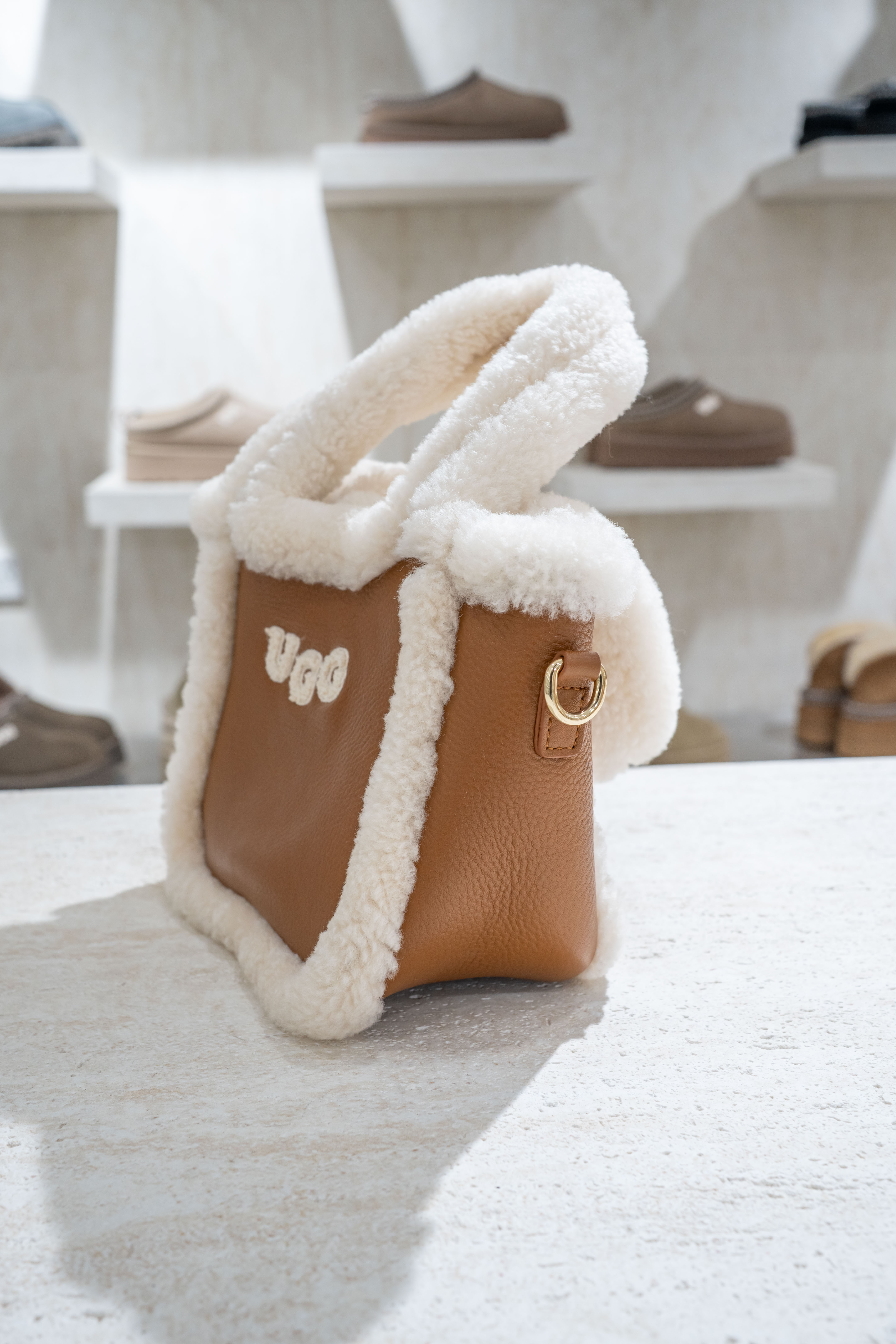 UGG Ozlana Logo-Lettering Mini Tote Bag