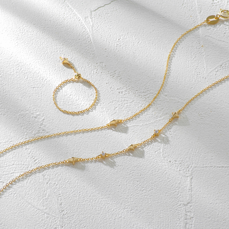 Sparkle 鑽石14K手錬