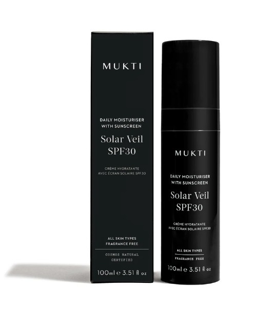 MUKTI Daily Moisturizer SPF30 Solar Veil 有機維C抗藍光潤色防曬乳SPF30 [100ml]