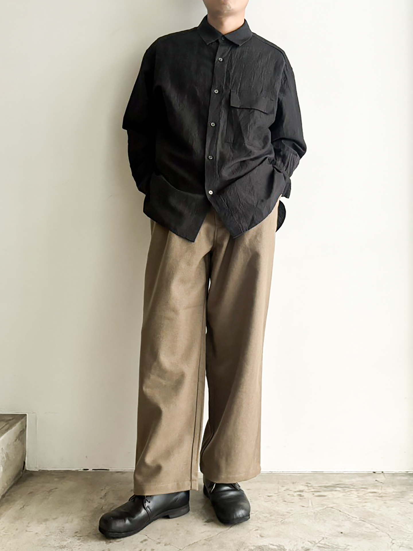 Still By Hand W/N Wide Pants PT04253