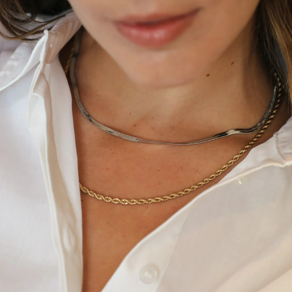 1WK0708-428 WAEKURA Sohanne Necklace  Palladium (A-LX-E)