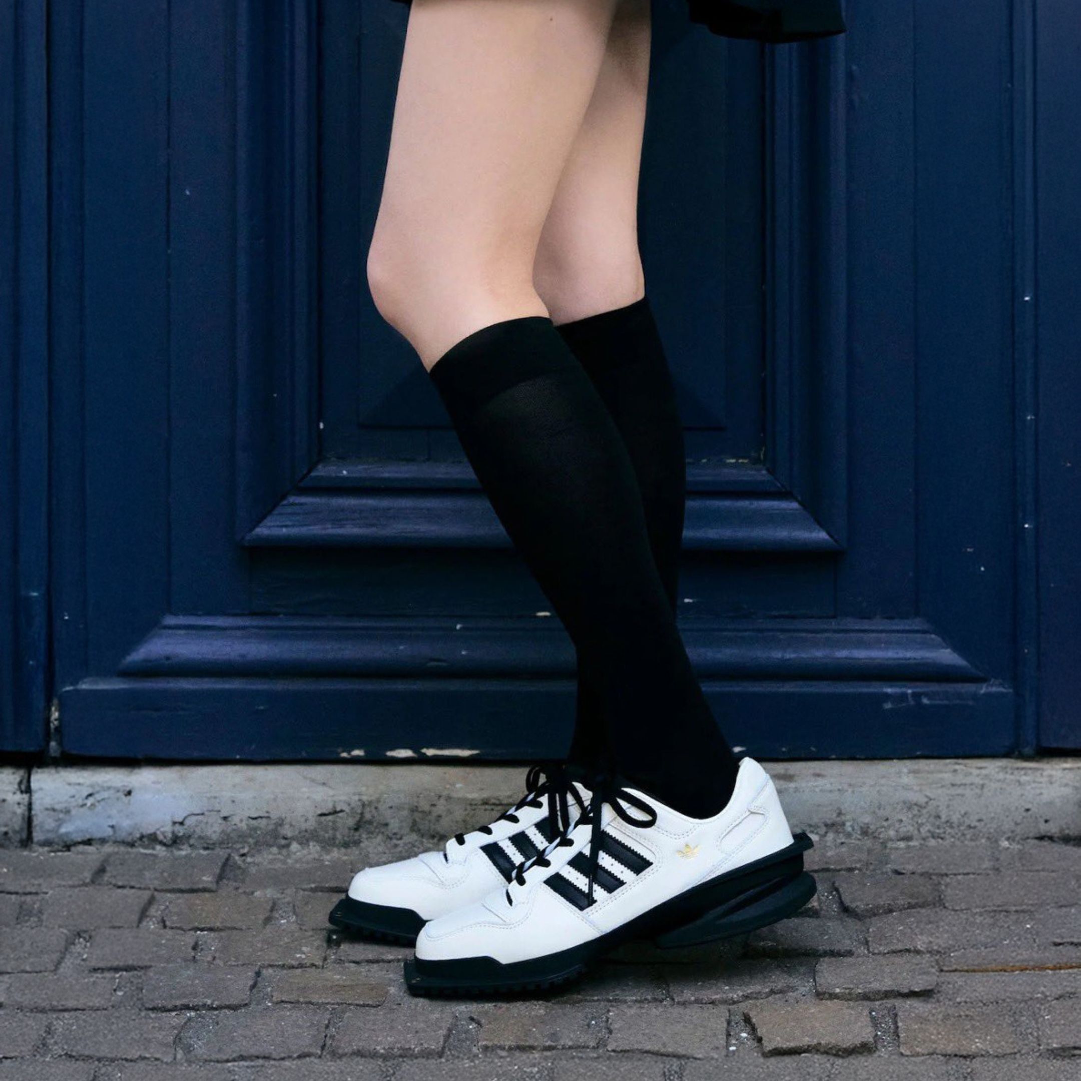 NICEDAY 代購 Adidas FORUM CUBISM 白 白黑 重塑 方頭 未來 科技 中空 JP9744