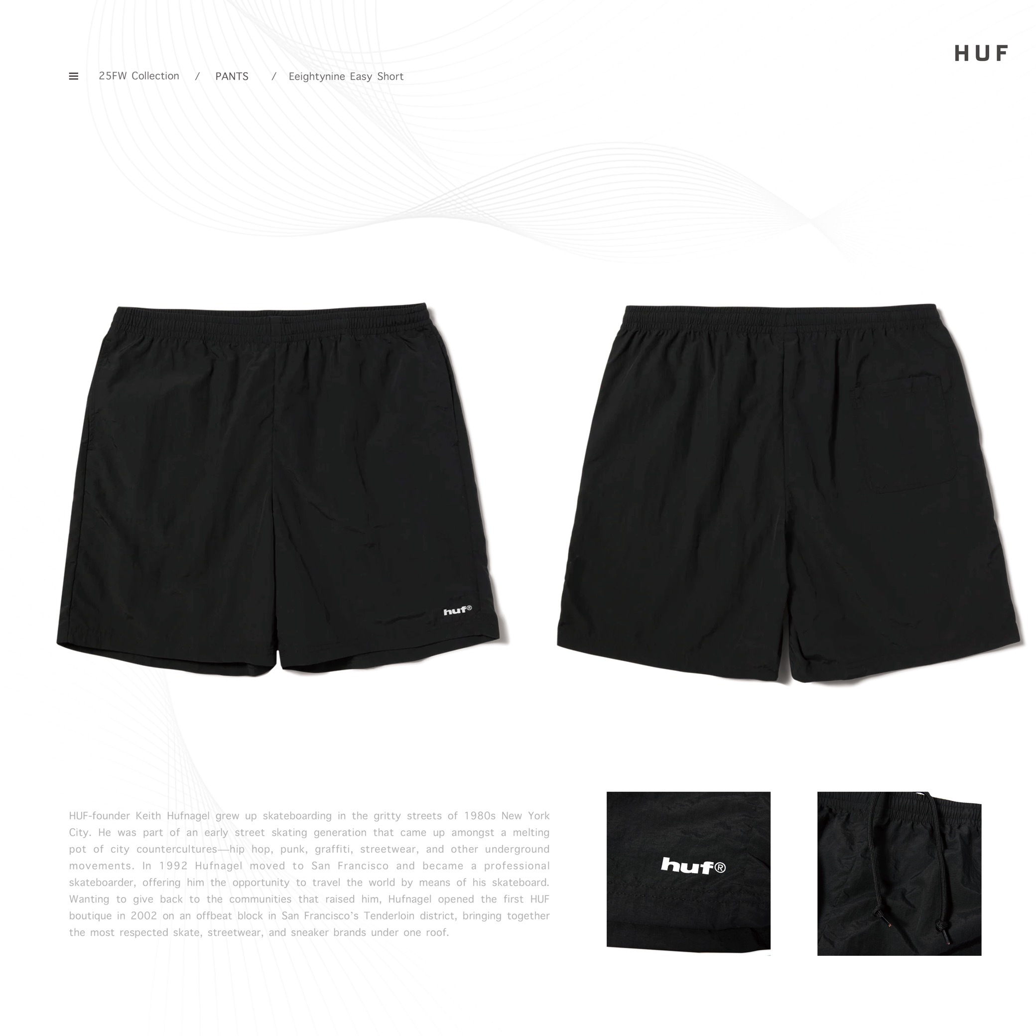 HUF® - EIGHTYNINE EASY SHORT
