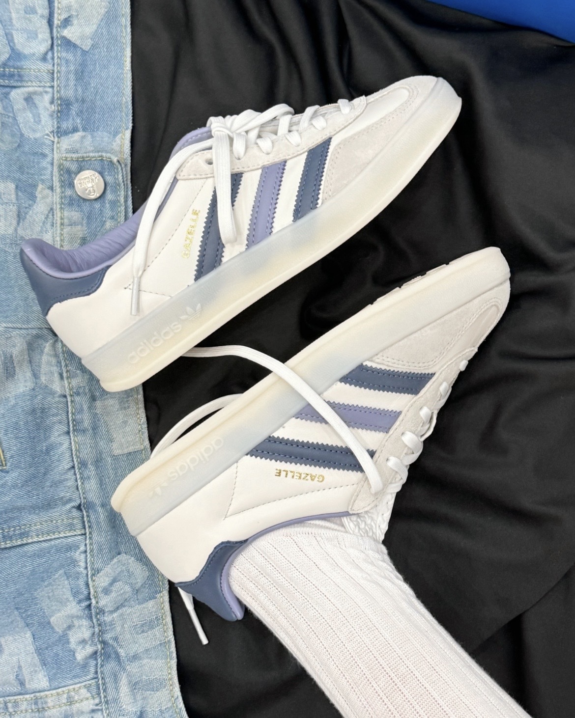 【現貨】Adidas Originals Gazelle Indoor 復古 霧灰紫