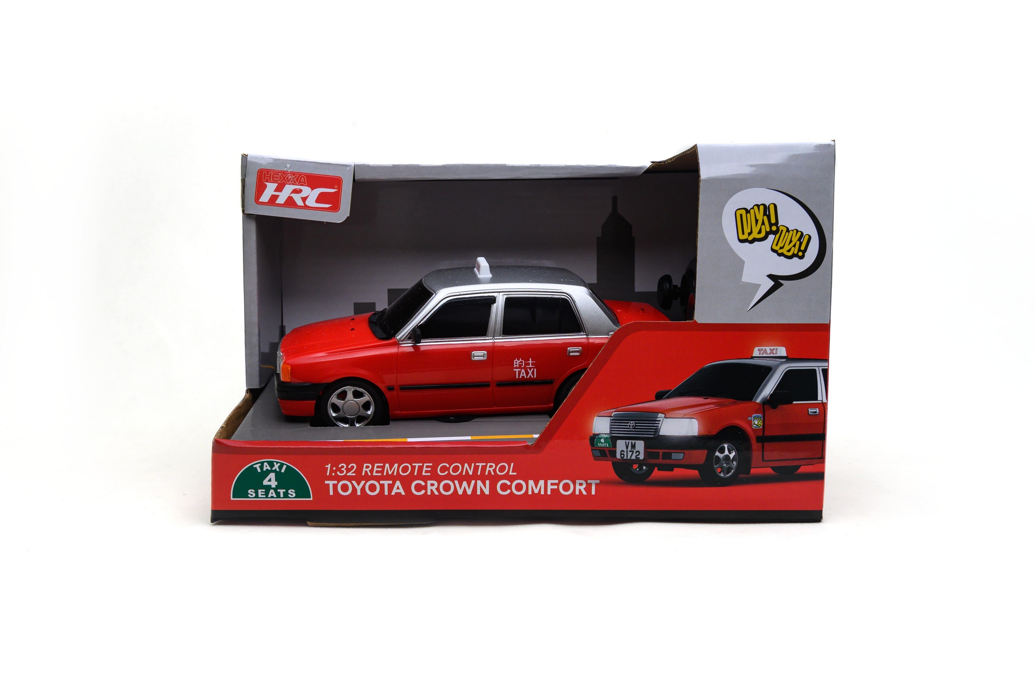 TINY x HRC 1/32 遙控模型車－香港市區的士（可發聲&發光）