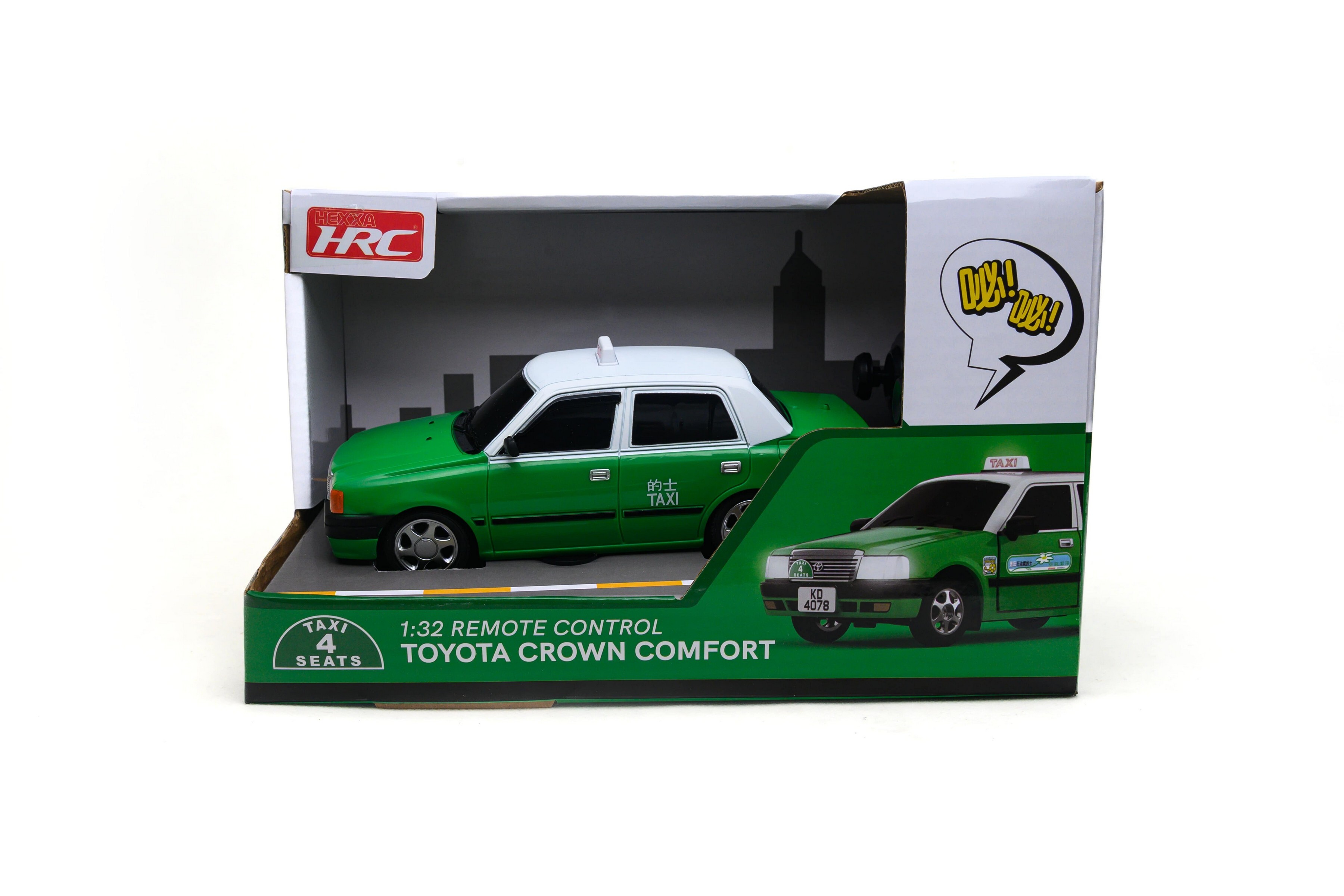 TINY x HRC 1/32 遙控模型車－香港新界的士（可發聲&發光）