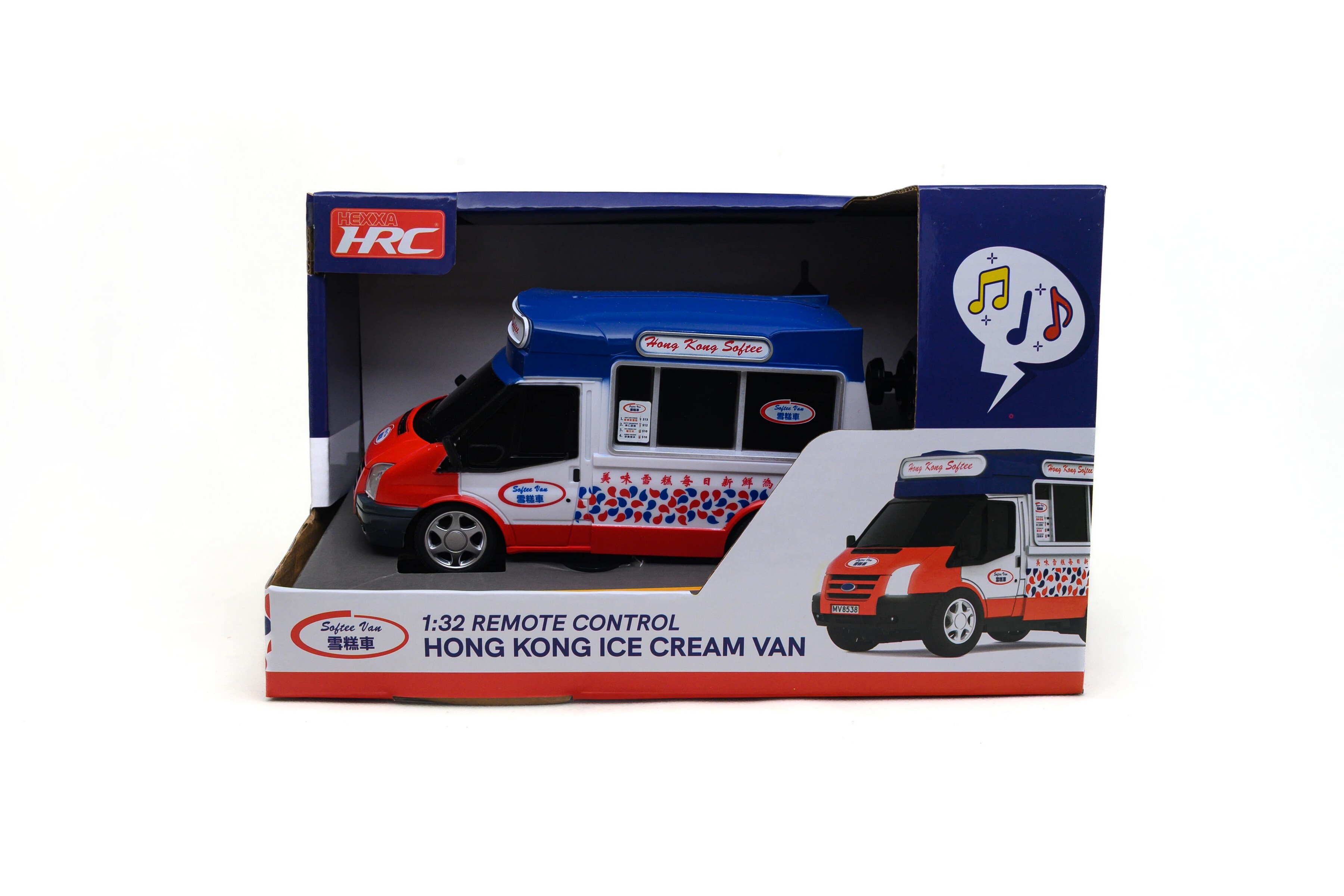 TINY x HRC 1/32 遙控模型車－香港雪糕車（可發聲&發光）