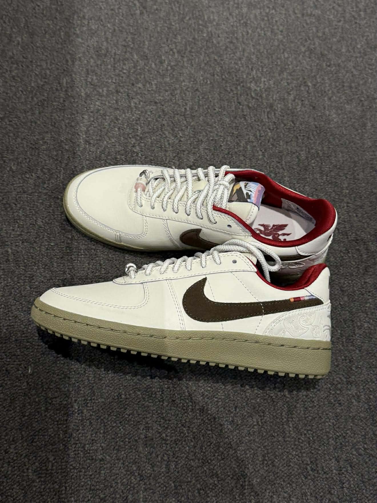 NIKE W FIELD GENERAL CNY 白棕紅 馬年 新年 刺繡 祥雲 復古 足球 休閒鞋 IQ1144-022