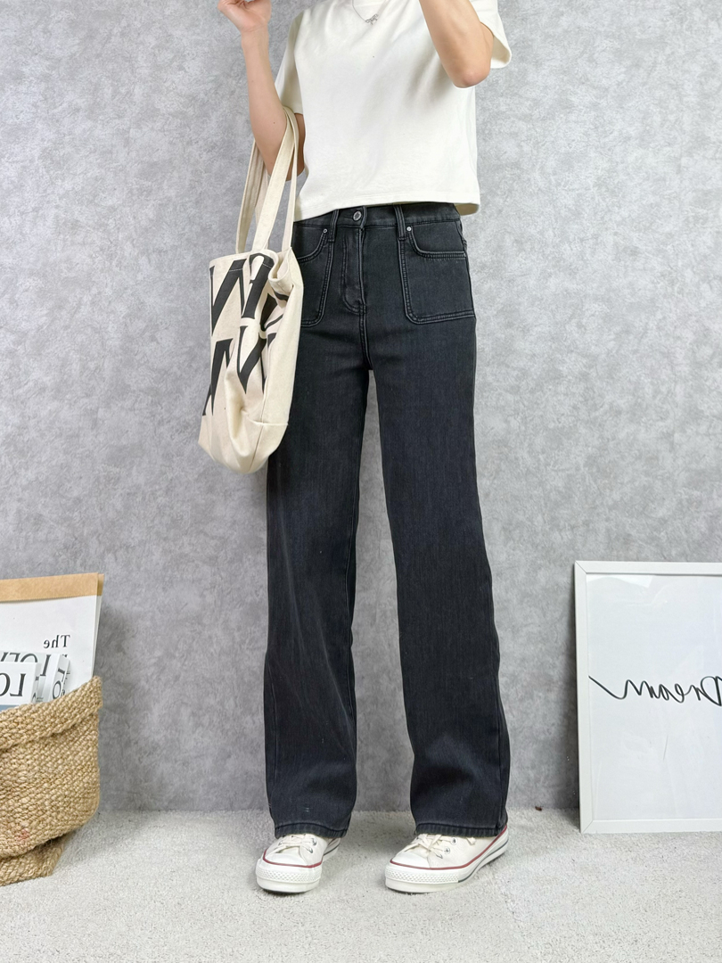 姊妹們許願款! 抗寒流~剛剛好的內抓絨保暖寬褲⚡️ 搶現貨 最後一批 ⚡️