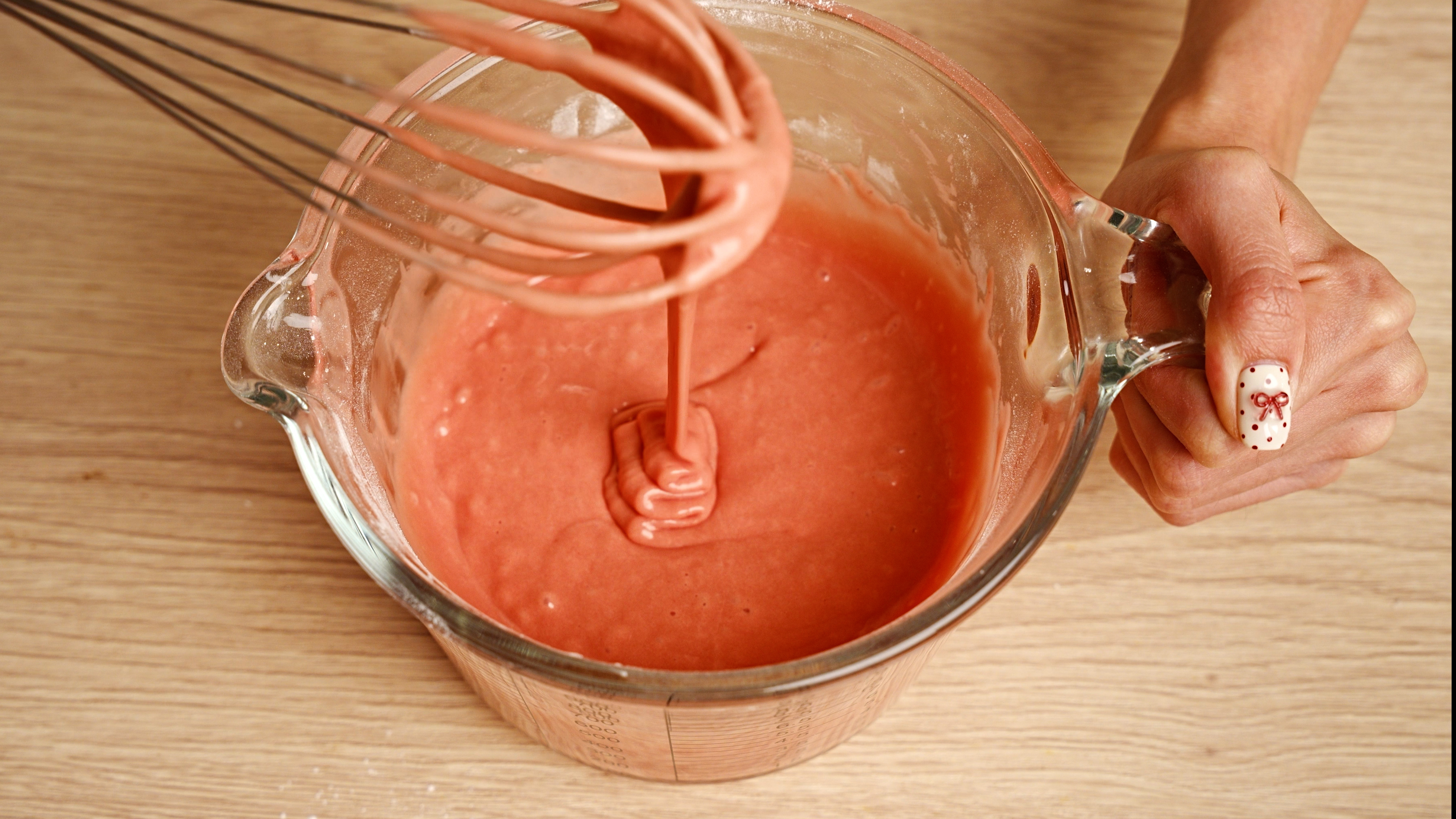 “焙日紅白發糕粉做五行發糕2”