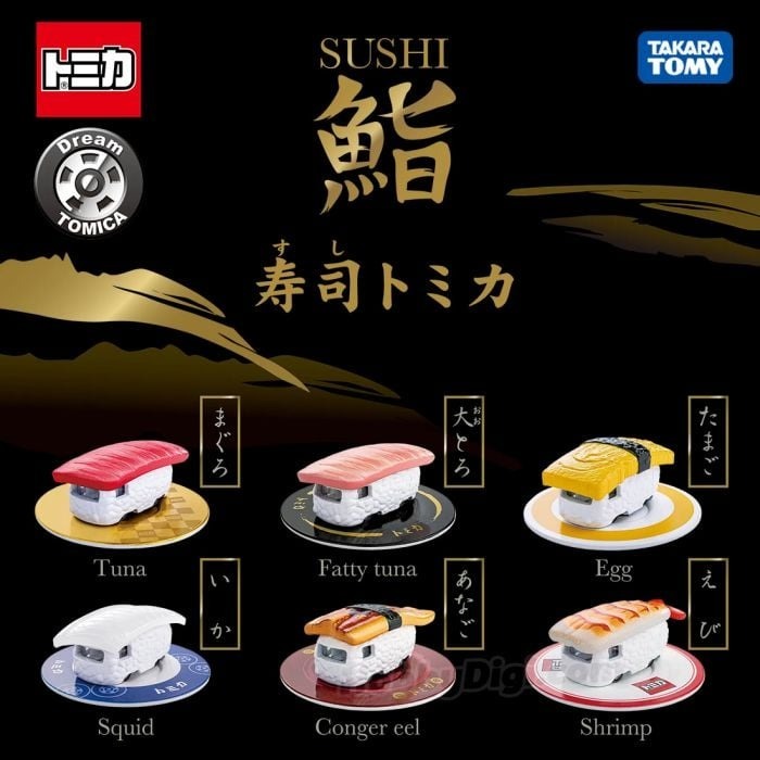 Takara Tomy Dream Tomica 壽司Tomica Vol.1 全套收藏盒（6款齊全）