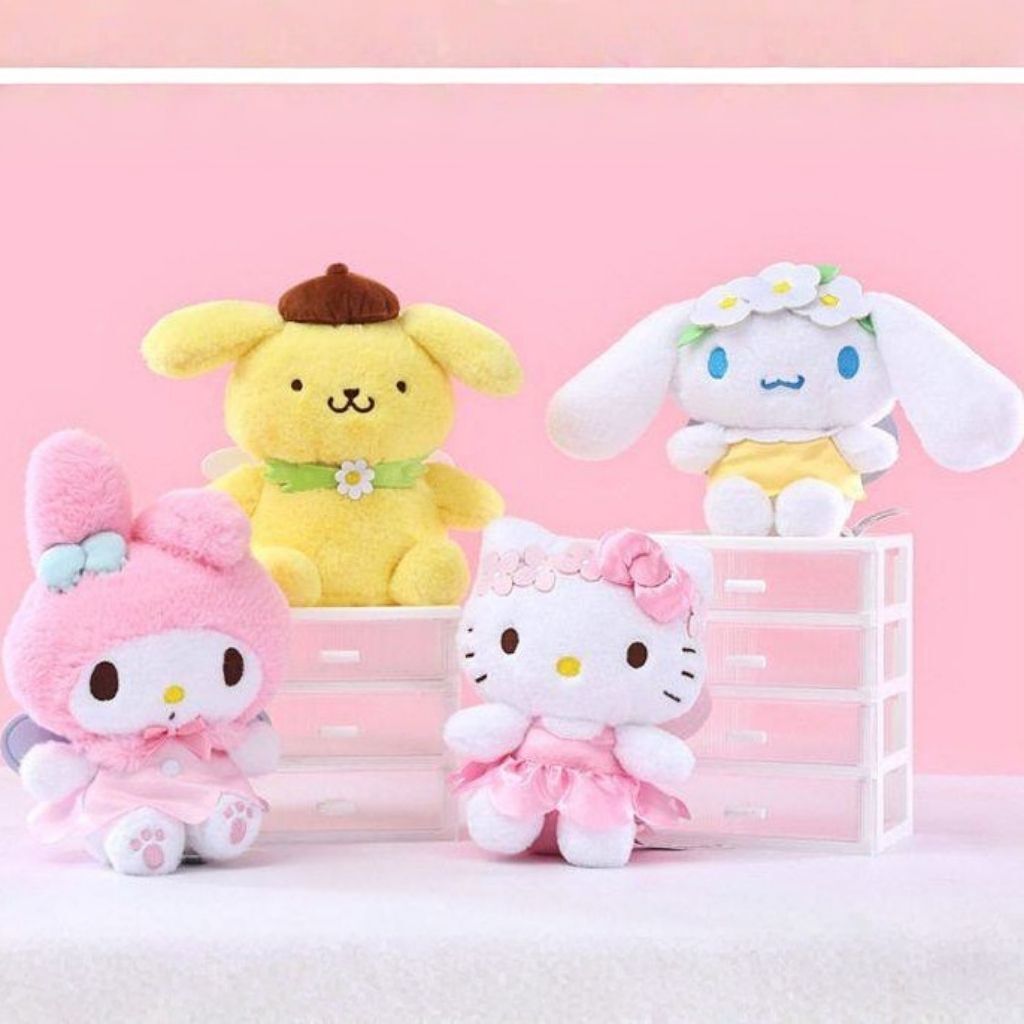 MY MELODY Sanrio 8吋毛絨公仔抱枕