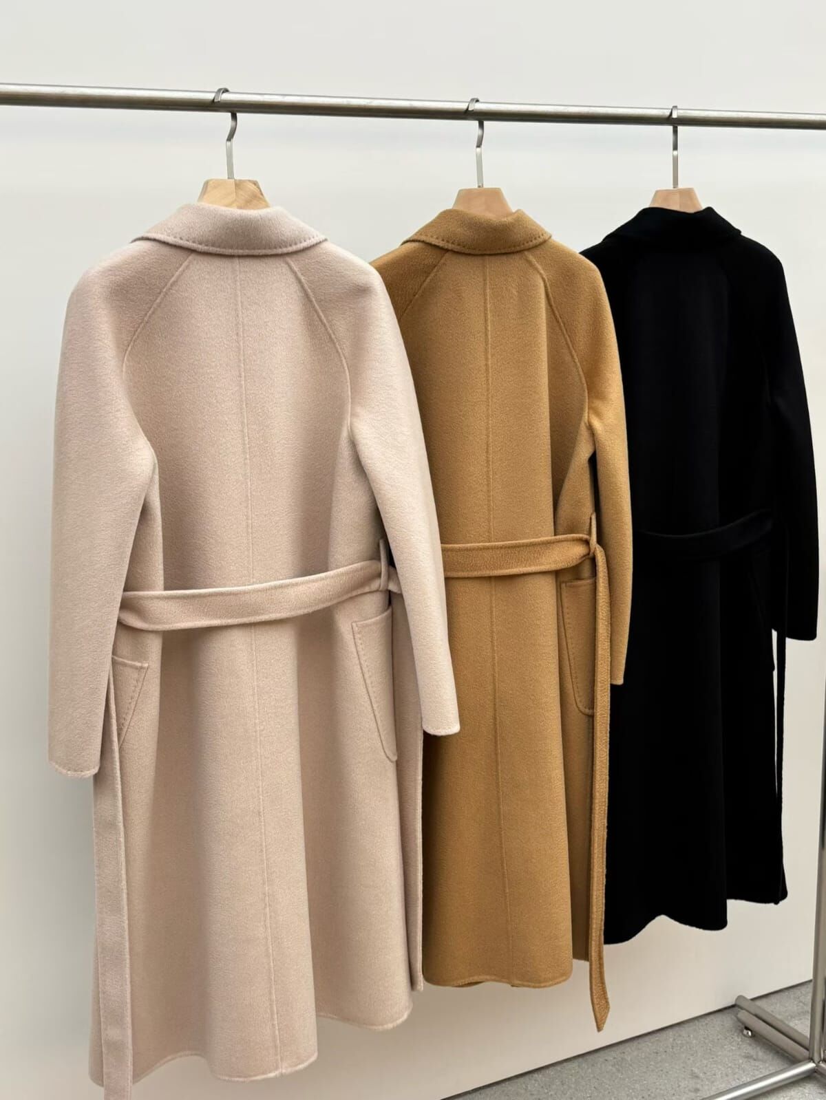 JU5333 綁繩手工混羊毛外套