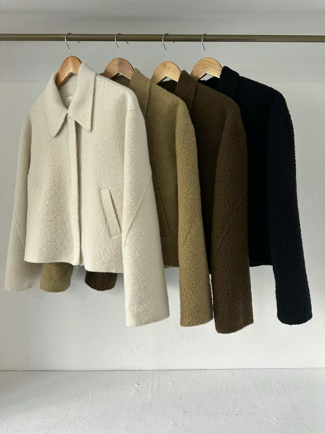 JU5404 反領混動物毛外套 *特價*