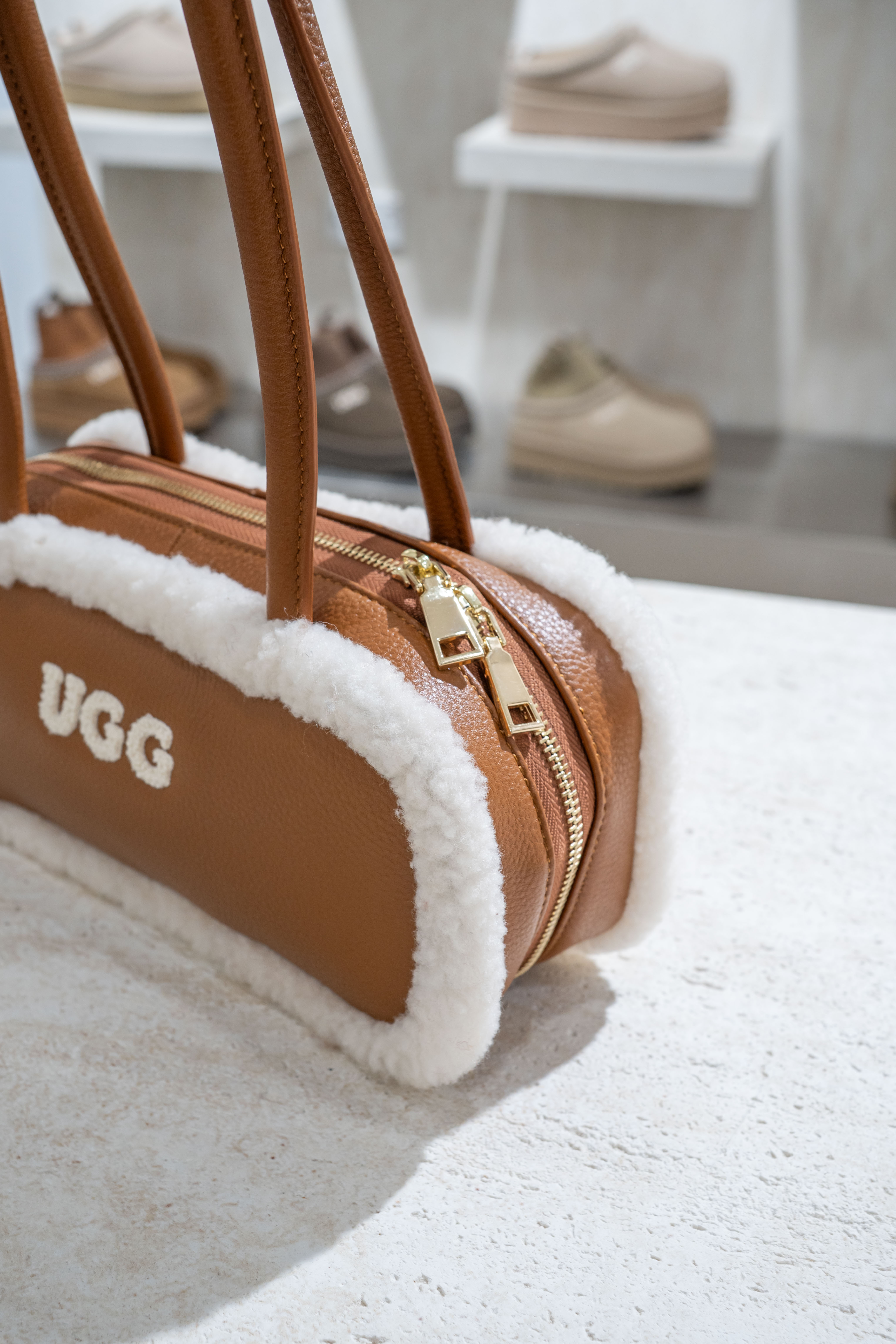 UGG Ozlana Logo Leather Bag