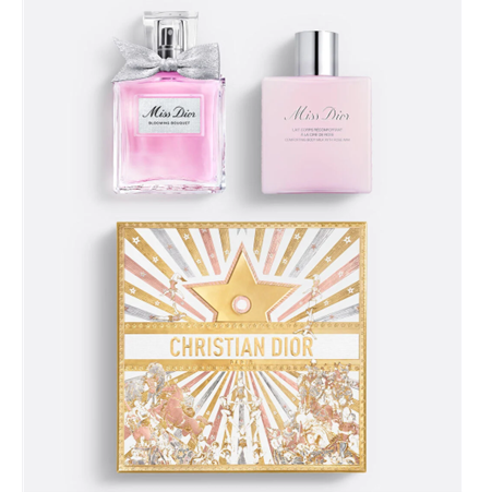 1ME1231-021 DIOR 花漾迪奧淡香水潤膚禮盒 50ml淡香水與潤膚乳液–奇幻星願禮盒 (BR)