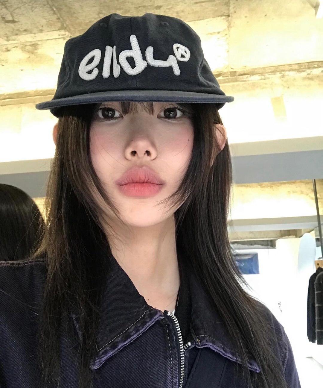 ELLDU 立體 刺繡 大地色 復古 棒球帽 老帽