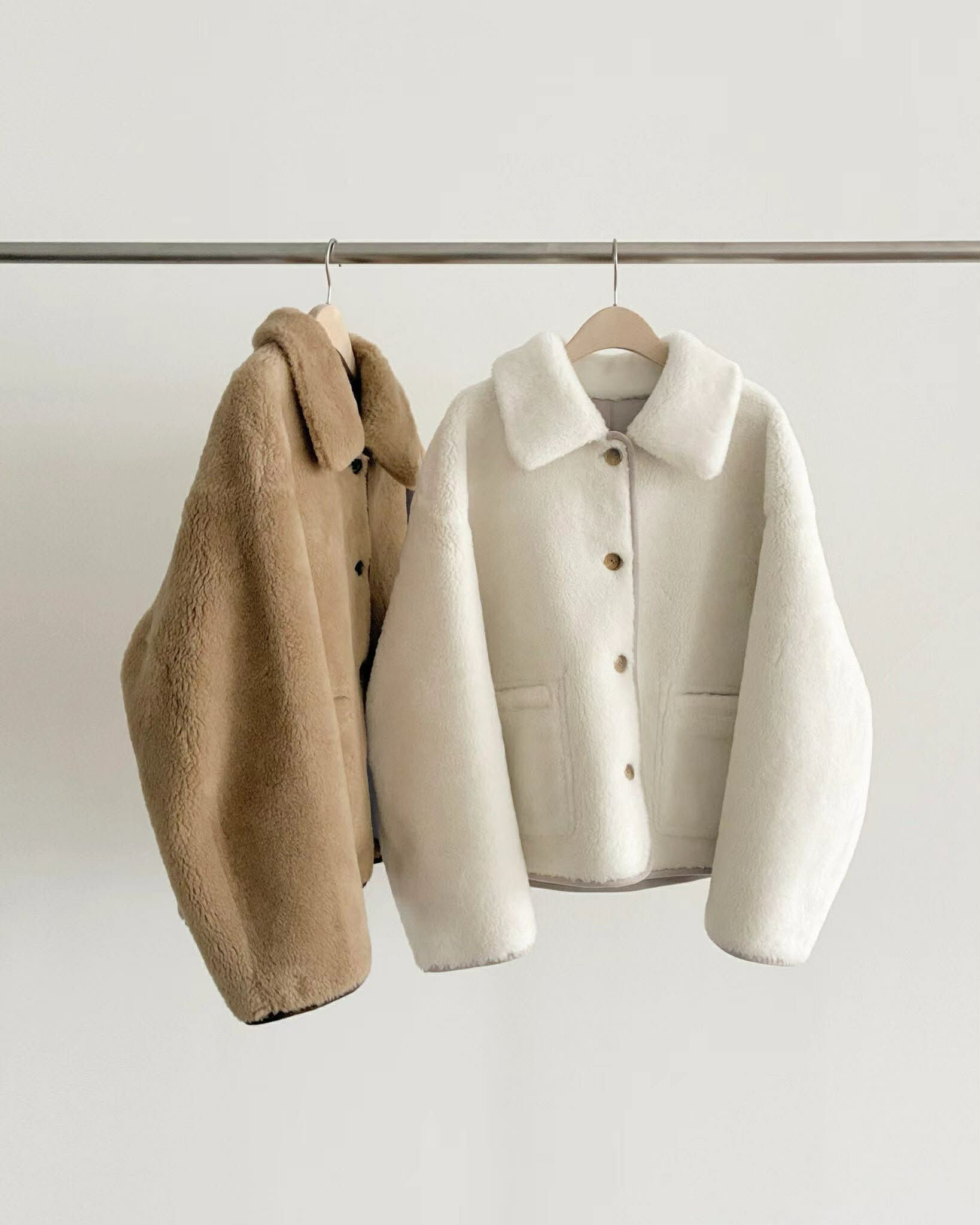 FN29 兩面穿羊毛麂皮毛毛外套