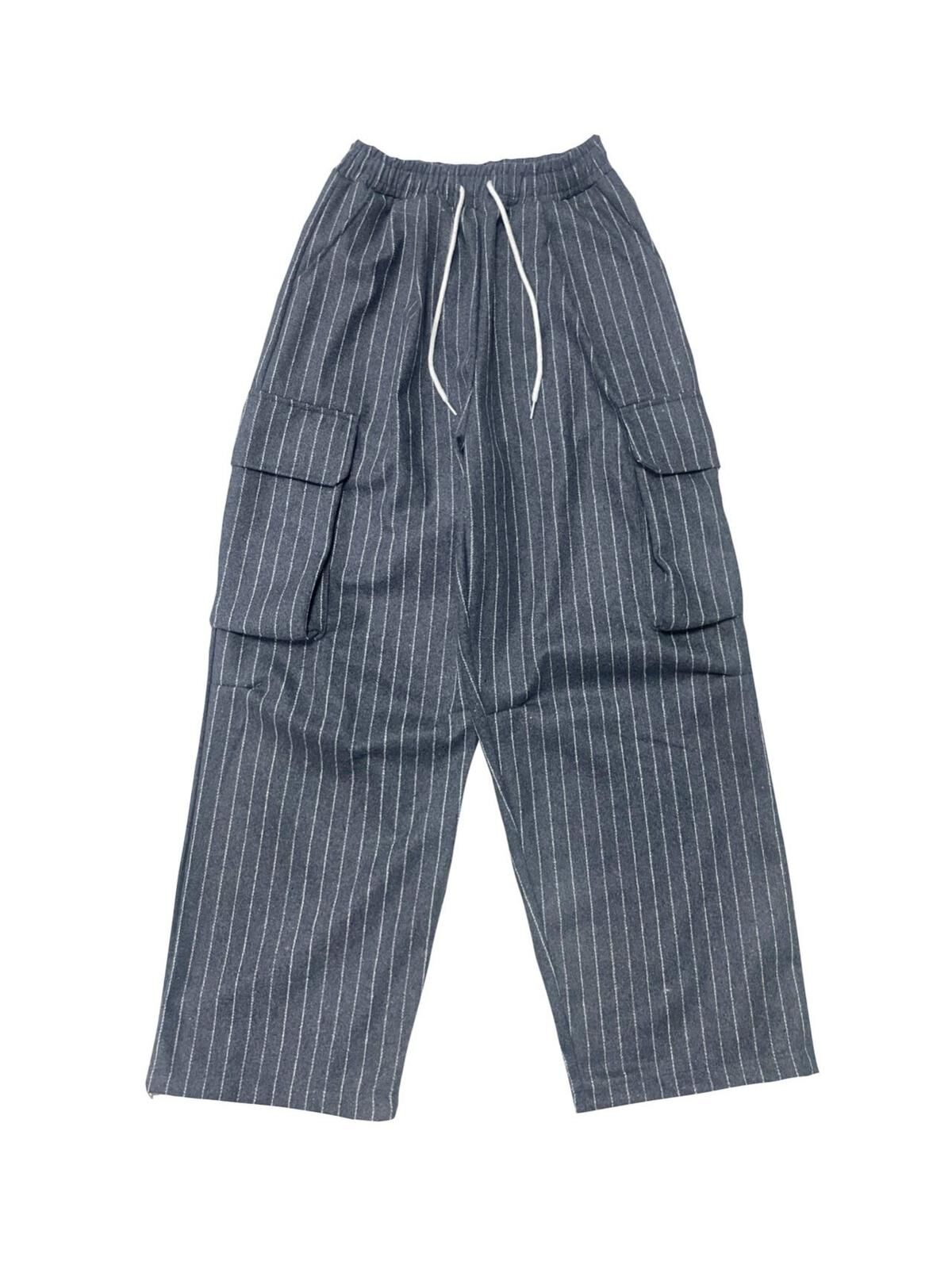 直間可束腳工裝鬆身褲(厚身) P3236