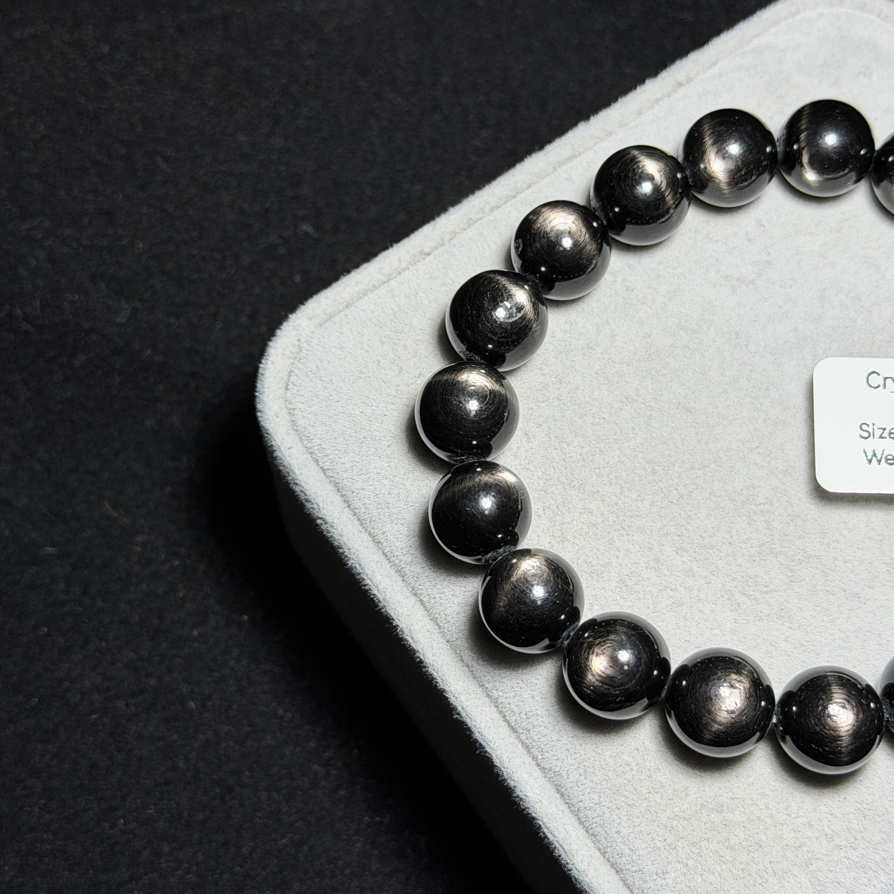 金運石(黑銀線) 10.5+mm ZB2221