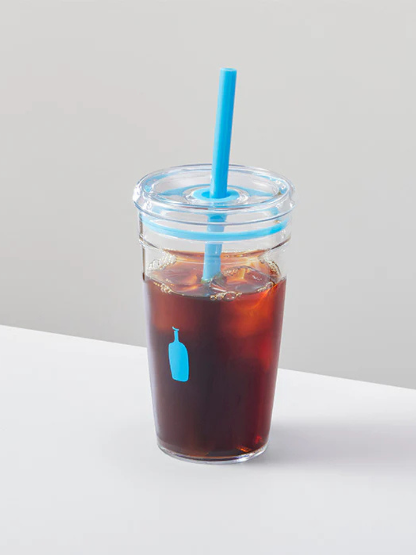 【 10/6收單 】日本代購  blue bottle 透明吸管外帶杯 16oz