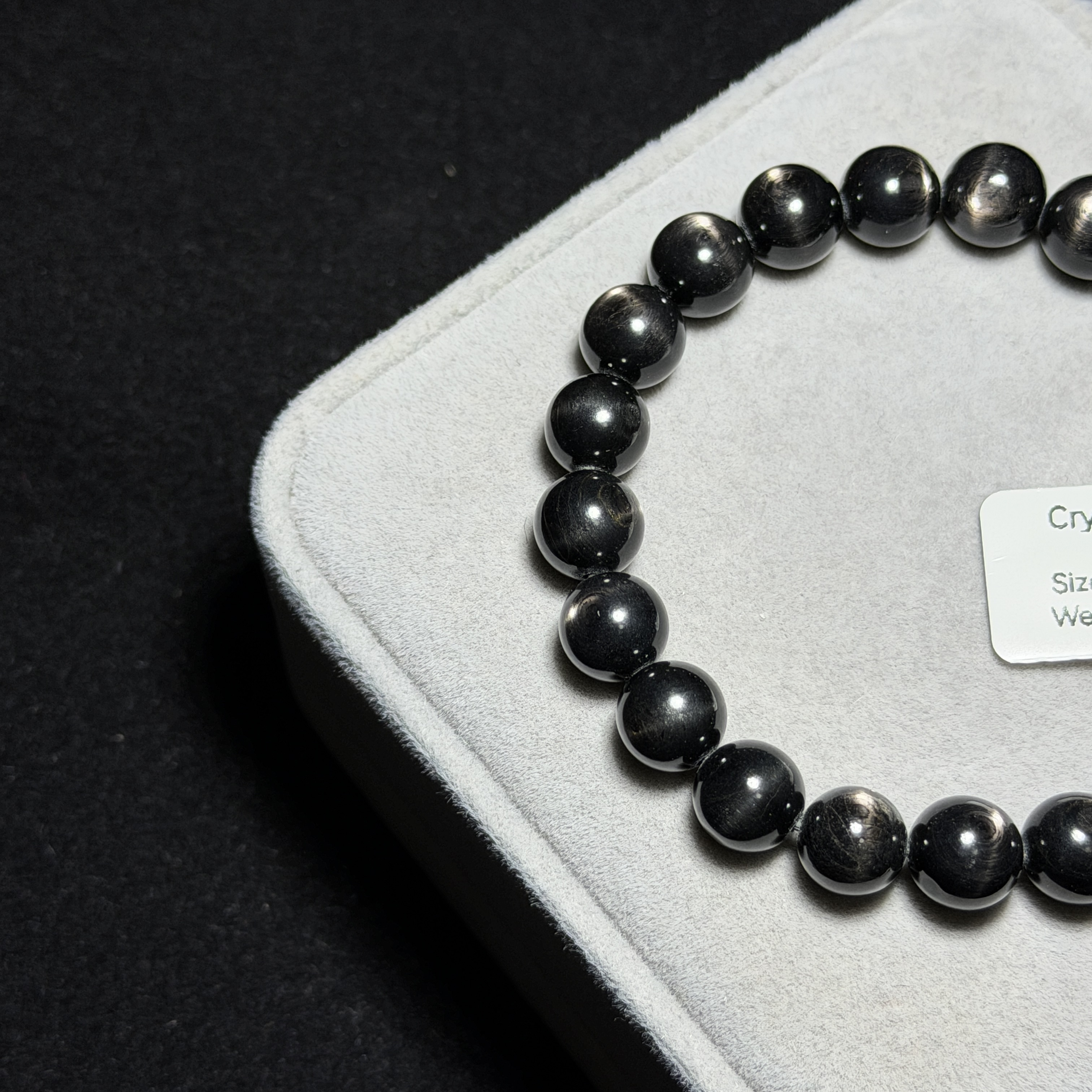 金運石(黑銀線) 8.5+mm ZB2215