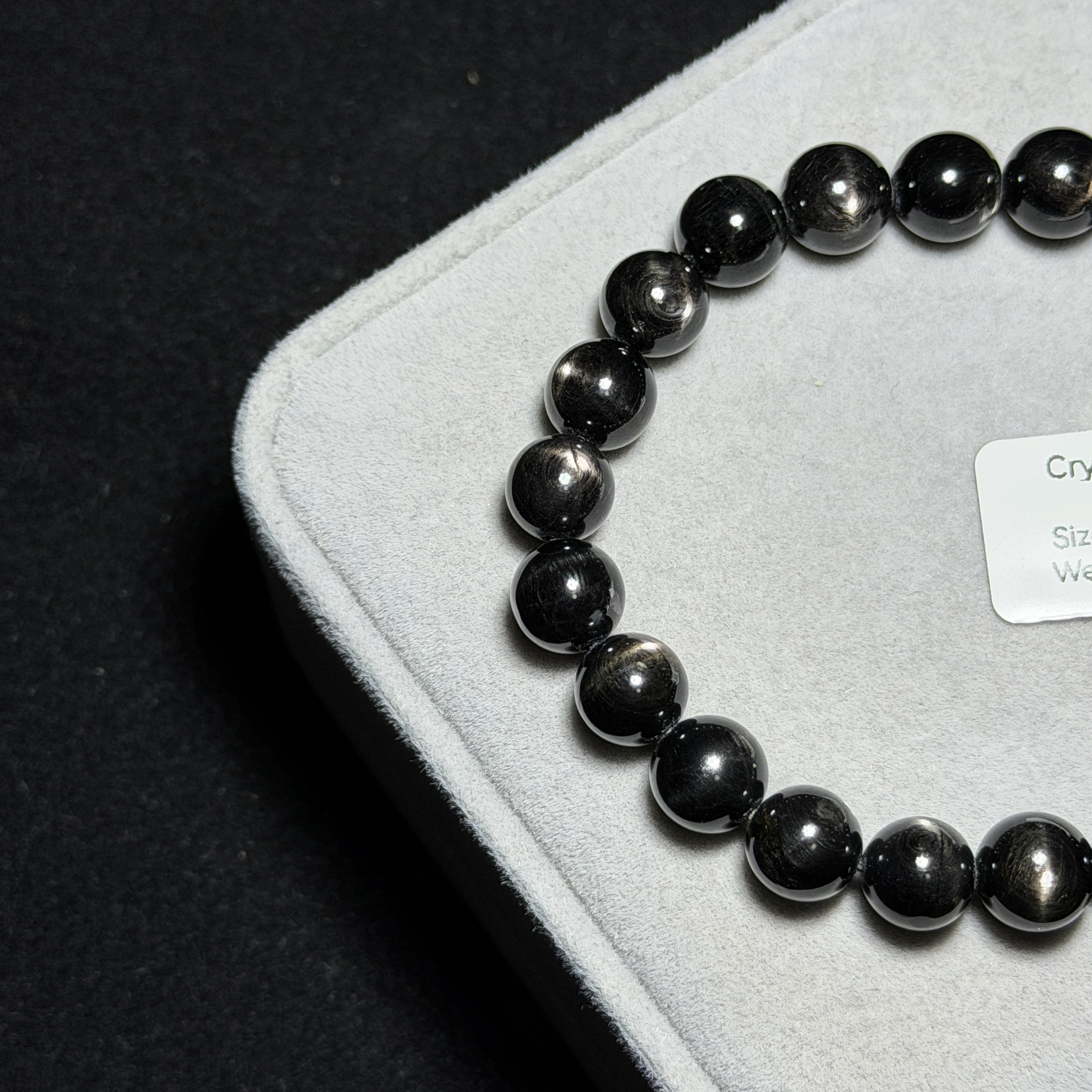 金運石(黑銀線) 8.5+mm ZB2213