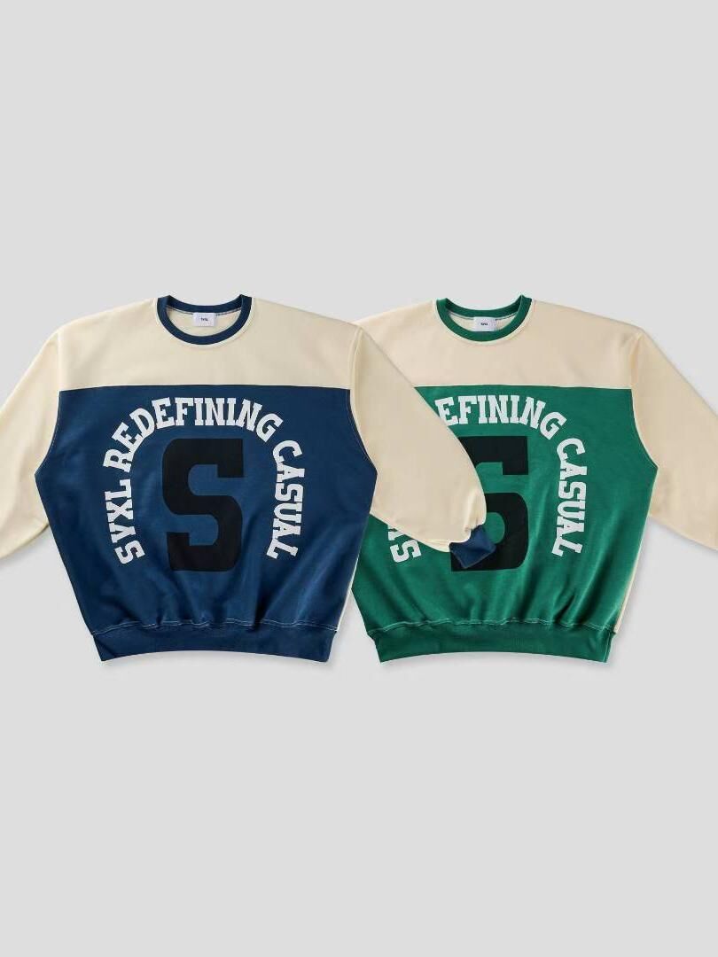 OverSize英文字衛衣 SVXL-095T