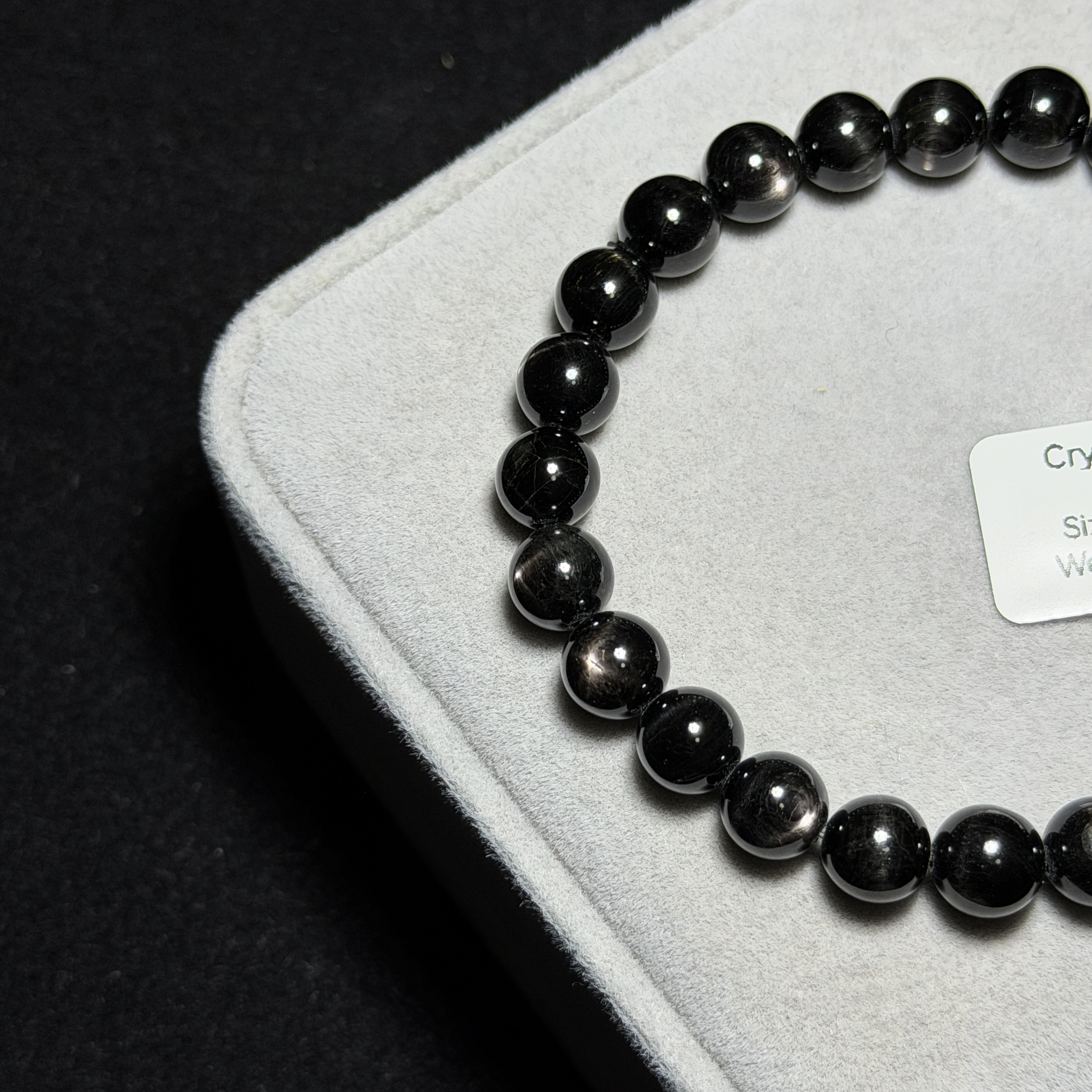 金運石(黑銀線) 7.6+mm ZB2209
