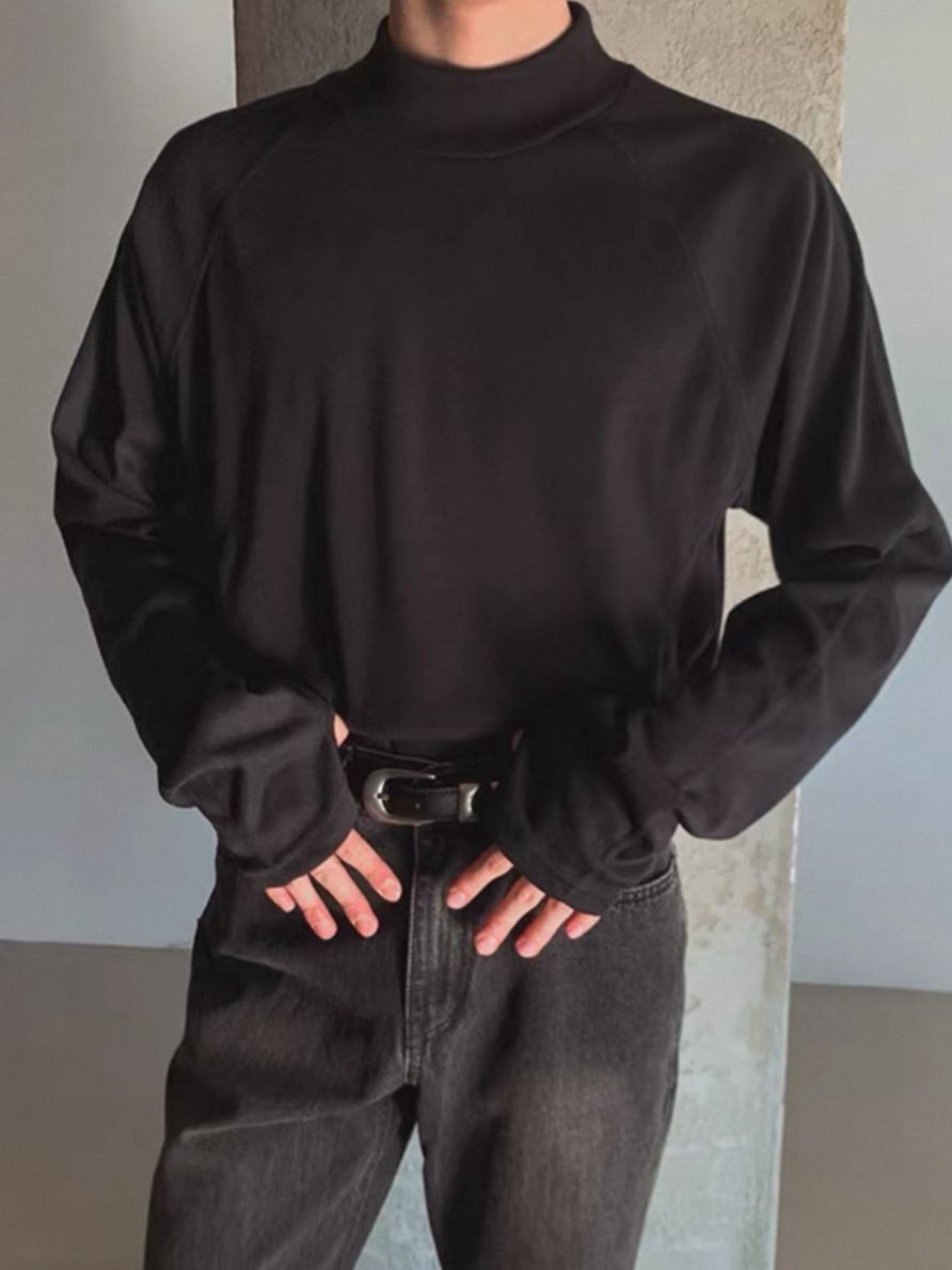 淨色高領長袖衫 GARMENTS-067T