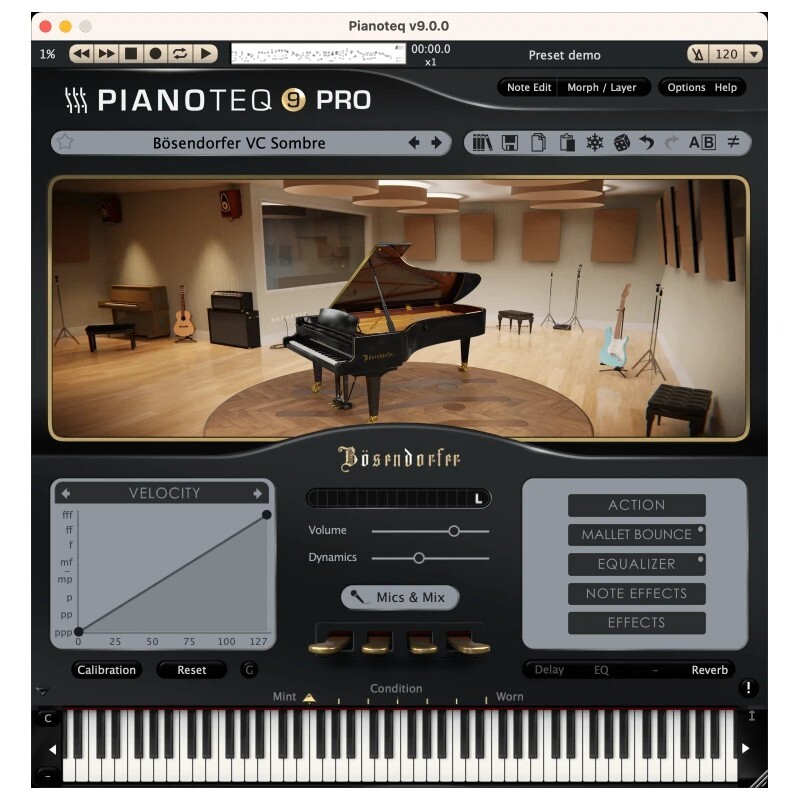 Modartt Pianoteq 9 Pro｜物理建模鋼琴音源軟體