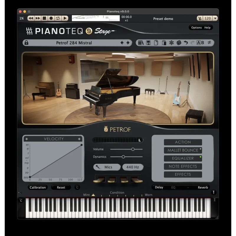 Modartt Pianoteq 9 Stage｜物理建模鋼琴音源