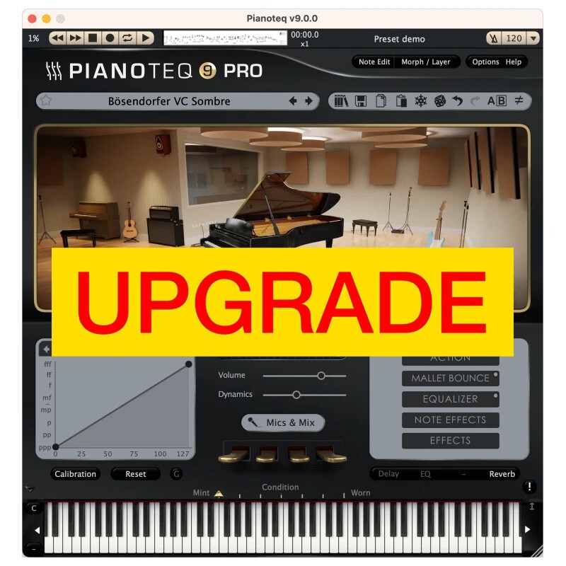 Modartt Pianoteq 9 Standard > Pro Upgrade｜鋼琴音源軟體