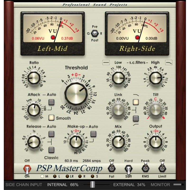 PSP MasterComp｜母帶處理壓縮器插件
