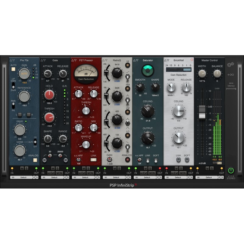 PSP InfiniStrip｜Channel Strip 效果器插件