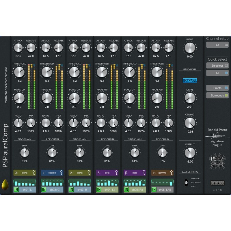 PSP auralComp｜多聲道動態壓縮器